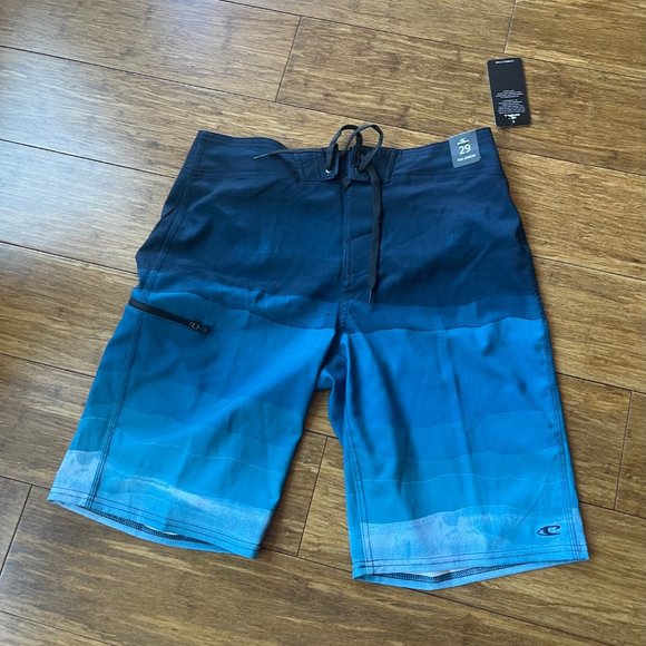 O'Neil Swim Shorts Size 29 Brisbane Blue/Navy New